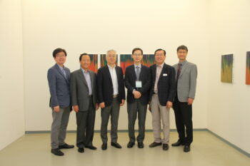 문창진교학부총장 <2015 아트코리아>개인전시회 방문